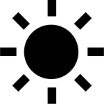 Sun SVG Icon